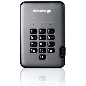 iStorage diskAshur PRO2 externe harde schijf 2 TB 5400 RPM 2.5" USB Type-A 3.2 Gen 1 (3.1 Gen 1) Zwart