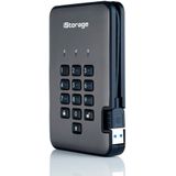 iStorage diskAshur Pro2 - Externe Harde Schijf - 512GB - SSD - Zwart
