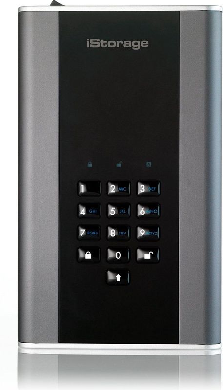 iStorage diskAshur DT2 - Externe Harde Schijf - 1TB - Zwart