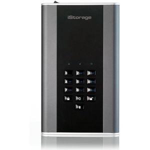 iStorage diskAshur DT2 - Externe Harde Schijf - 6 TB - Zwart