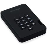 iStorage diskAshur 2 - externe harde schijf - 3000 GB - Cijfercode - Zwart