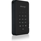 iStorage diskAshur 2 - Externe Harde Schijf - 5000GB - Cijfercode - Zwart