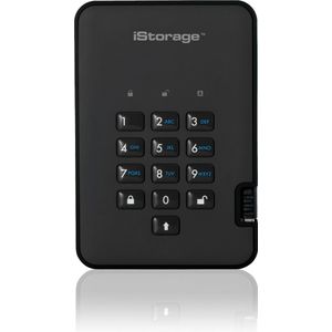 iStorage diskAshur 2 - Externe Harde Schijf - 5000GB - Cijfercode - Zwart