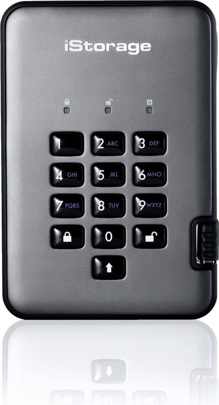 iStorage diskAshur PRO2 - Externe Harde Schijf - 4TB - USB - Zwart