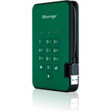 iStorage - diskAshur² - Externe SSD - Groen - 4 TB