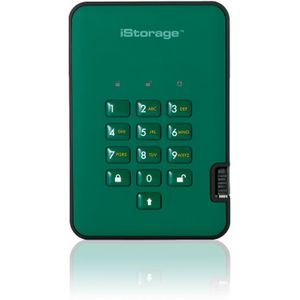 iStorage - diskAshur² - Externe SSD - Groen - 4 TB