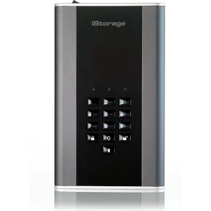 iStorage diskAshur DT2 12TB - veilige gecodeerde desktop harde schijf - FIPS Level-2 - wachtwoordbeveiligd - stofdicht en waterdicht