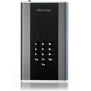 iStorage diskAshur DT 2 externe harde schijf 2 TB USB Type-A 3.2 Gen 1 (3.1 Gen 1) Zwart