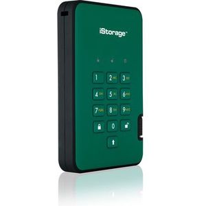 iStorage - diskAshur2 - SSD - 8TB - Groen - Draagbare Solid State Drive
