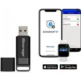 IStorage DatAshur BT - USB-stick - 64GB - Bluetooth - USB - Zwart