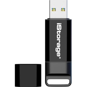 iStorage datAshur BT - USB Stick - 128GB - Bluetooth - Zwart