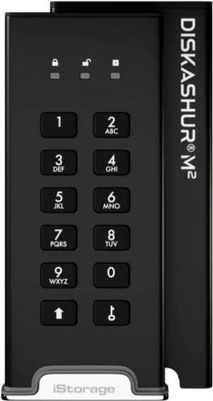 iStorage - diskAshur M2 - SSD - 2 TB - Hardware Versleuteld - Robuust