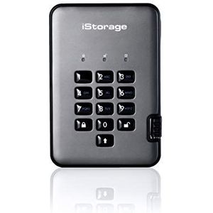 iStorage diskAshur Pro2 SSD Externe Harde Schijf - 16 TB - Zwart