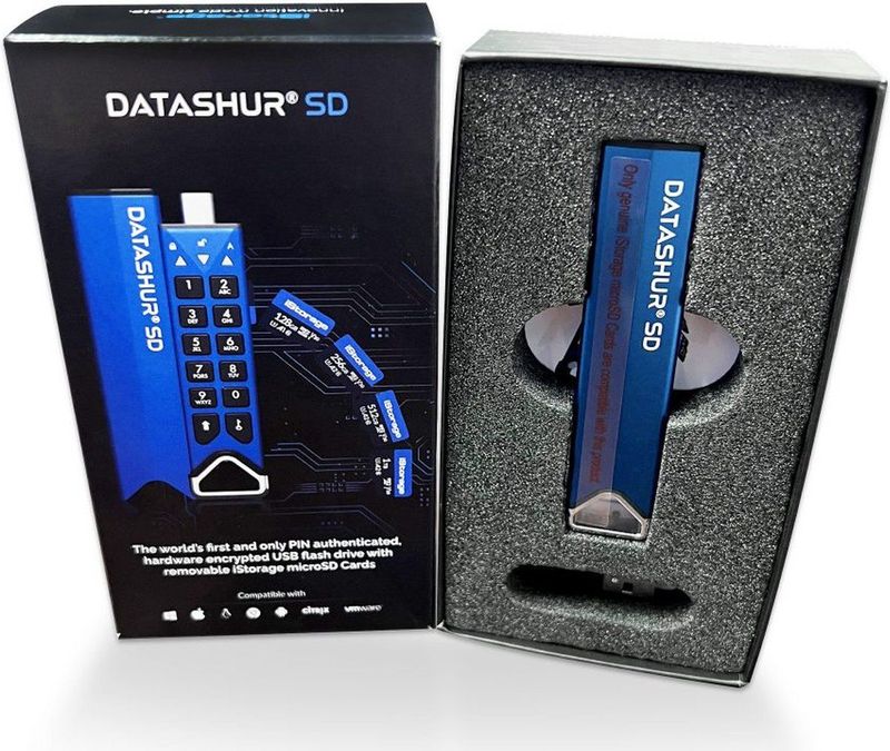iStorage datAshur SD Flashdrive - Module - Exclusief MicroSD Card