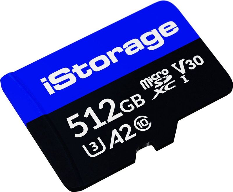iStorage MicroSD Kaart 512GB - Alleen Voor iStorage DatAshur