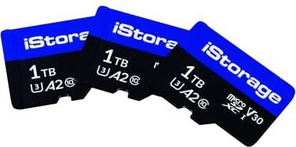 iStorage - MicroSD Kaart - 1TB - 3 Pack - Voor iStorage datAshur SD