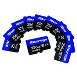 iStorage 10 stuks 256 GB microSD-kaarten, gegevensversleuteling op iStorage microSD-kaarten met behulp van een DatAshur SD-USB-stick, alleen compatibel met datAshur SD-sticks