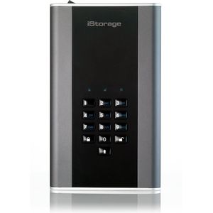 iStorage diskAshur DT 2 externe harde schijf 20 TB USB Type-B 3.2 Gen 1 (3.1 Gen 1) Zwart