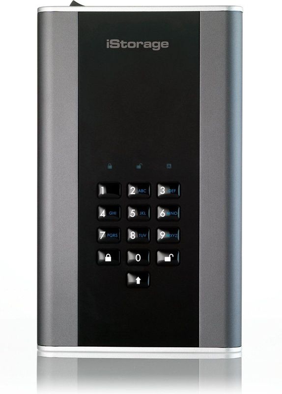 iStorage diskAshur DT 2 externe harde schijf 20 TB USB Type-B 3.2 Gen 1 (3.1 Gen 1) Zwart