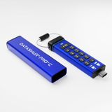 iStorage datAshur PRO+C USB Stick 32GB - USB 3.2 - 256-bit Encryptie