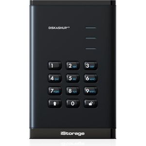 iStorage diskAshur3 - Externe Harde Schijf - 2 TB - USB - Zwart