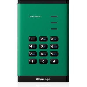 iStorage diskAshur3 HDD 1TB - Groen (1 TB), Externe harde schijf, Groen