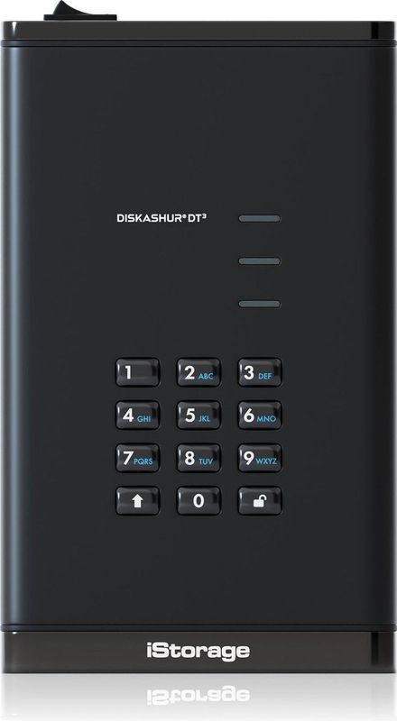 iStorage - diskAshur DT3 - Externe Harde Schijf - 2TB - USB - Zwart