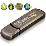 Kanguru - Defender 3000 - 128 GB - Hardware Encrypted USB-Stick - Zwart