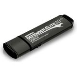 Kanguru - Defender Elite30 - 64 GB - Hardware Encrypted USB-Stick - Zwart