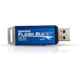 Kanguru - FlashBlu30 - USB-Stick - Blauw - 64 GB - USB 3.0