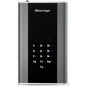 iStorage diskAshur DT2 26TB-Classified - Graphite (26 TB), Externe harde schijf, Zwart