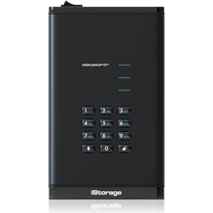 iStorage - diskAshur DT3 - Harde Schijf - 26TB - FIPS 140-3 Level 3 Gecertificeerd - Wachtwoord Beveiligd