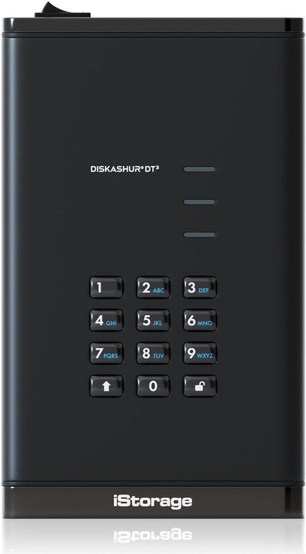 iStorage - diskAshur DT3 - Harde Schijf - 26TB - FIPS 140-3 Level 3 Gecertificeerd - Wachtwoord Beveiligd