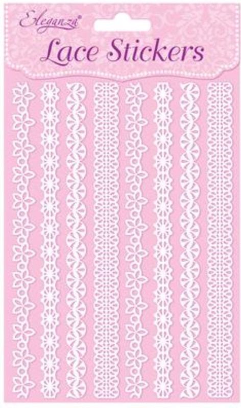 Oaktree - Stickers Eleganza Kanten Patroon Selectie C Wit No.01
