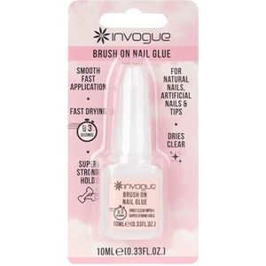 Nagellijm - 10 ml - Brush On - Duurzaam - Eenvoudig Aan Te Brengen