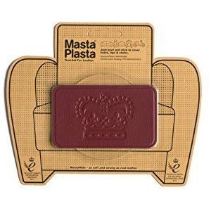 MastaPlasta Premium Lederen Reparatie Zelfklevende Patch Rood. Kies maat en ontwerp. Eerste hulp voor banken, autostoelen, handtassen, jassen