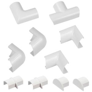 D-Line - Mini Kabelgoot Accessoire - Zwart - Compatibel met D-Line 30x15 mm