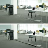 D-Line - Vloerkabelafwerking - Flexibel PVC - Antislip - 2x Verbindingspinnen