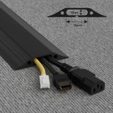 D-Line - Vloerkabelafwerking - Flexibel PVC - Antislip - 2x Verbindingspinnen