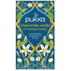 Pukka chamomile vanille & manuka honing Thee