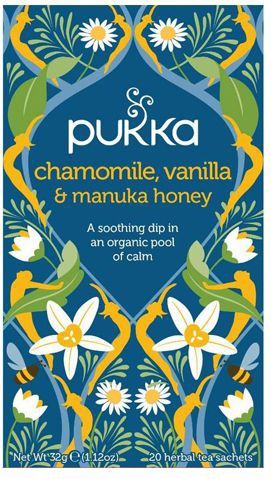 Pukka chamomile vanille & manuka honing Thee