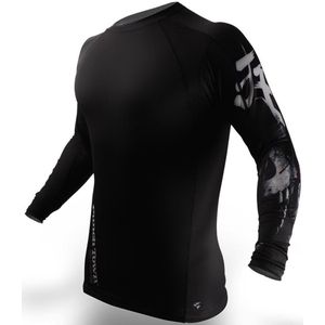 PunchTown Rash Guard Deranged Lange Mouw Zwart - L