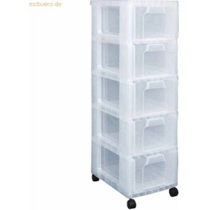Really Useful Box ladenblok 5 x 12 l, transparant