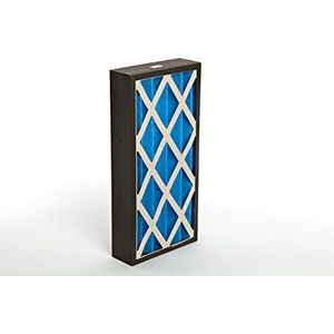 GVS G4P.16.20.2.SUA001.005 G4 Geplooid Filter Paneel 5-Stuk Set, Blauw/Wit