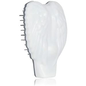 Tangle Angel REBORN COMPACT Witte Ontwarrende Haarborstel gemaakt van Gerecycled Plastic Beste Duurzame Milieuvriendelijke Ontklitter Kam voor alle haartypes Dikke Dunne Krullende Natte Droge Vrouwen