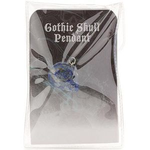 Ruben Robijn Gothic schedel hanger displayset, 1 st. Lapis Lazuli