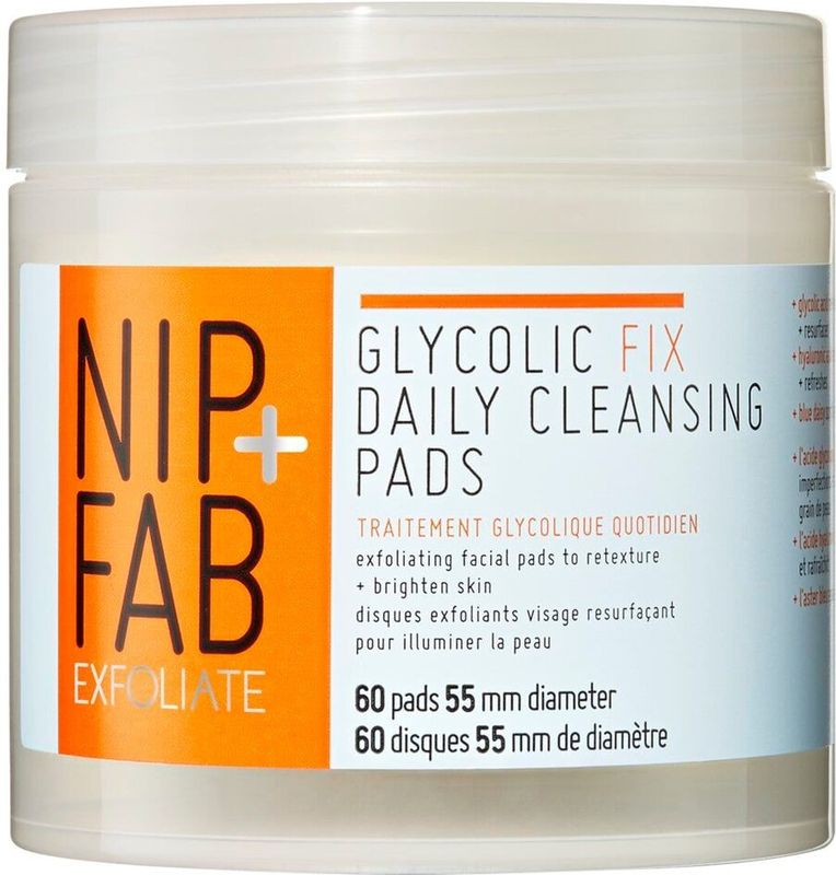 Gezichtsverzorging - Exfoliërende Pads - 60 Stuks - Met Glycolzuur