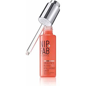 Nip + Fab Dragons Blood Hyaluronic Fix Shot, 30 ml, Intense Vochtinbrenger voor de Vochtarme Huid, 50% Hyaluronzuur, Croton Lechleri Tree