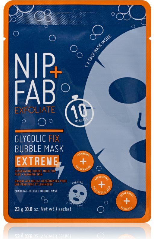 Nip+Fab Glycolic Fix Extreme Bubble Sheet Mask (SINGLE)