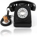 GPO 746PUSHBLA - Telefoon retro jaren ‘70, druktoetsen, zwart